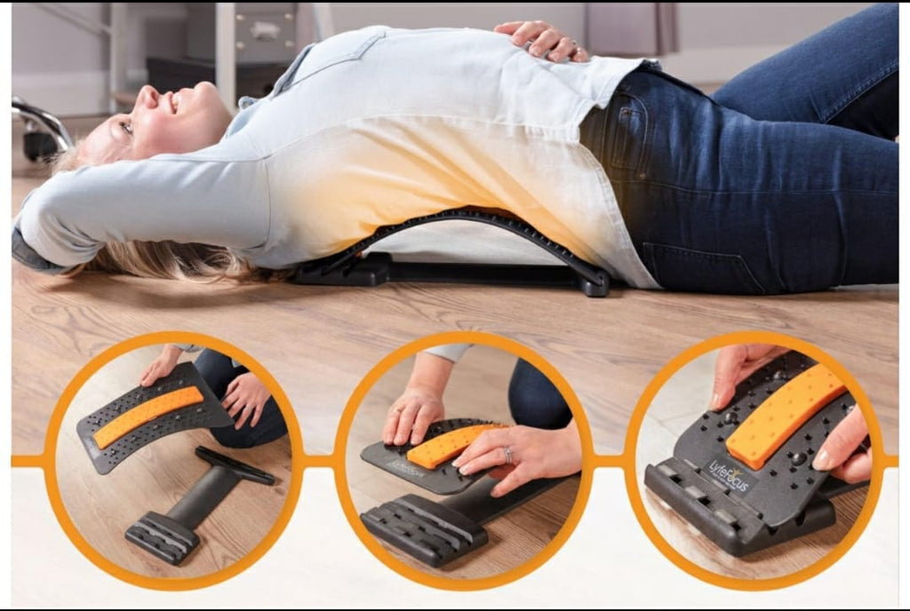 Étireur Lombaire et Correcteur de Posture – Soulagement du Mal de Dos