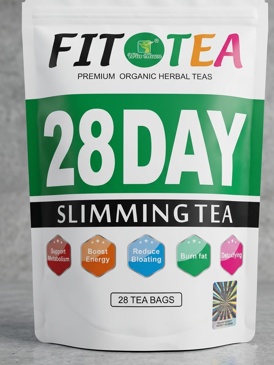 FIT TEA 28 Jours - Thé Minceur Détox BIO | Formule Naturelle & Énergisante