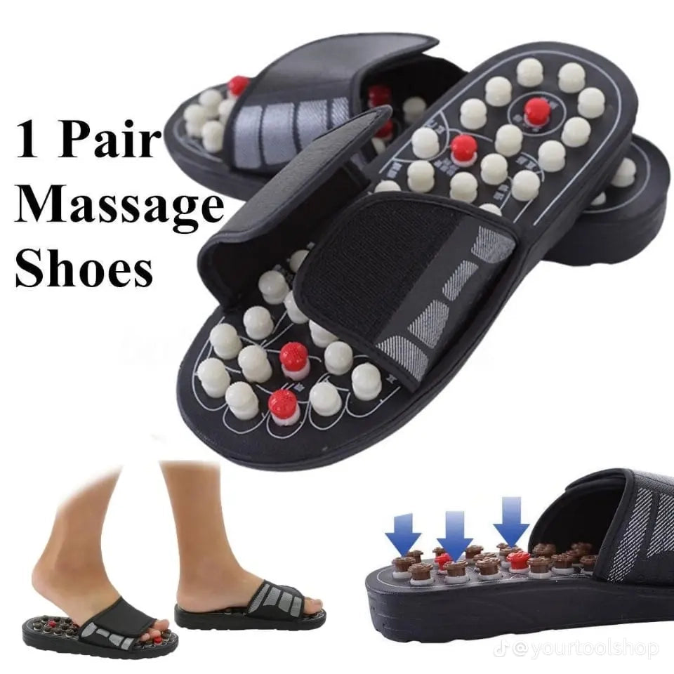 Chaussures de massage et de Réflexologie Plantaire - Poster des Points de Pression d'acuponcture du Pied